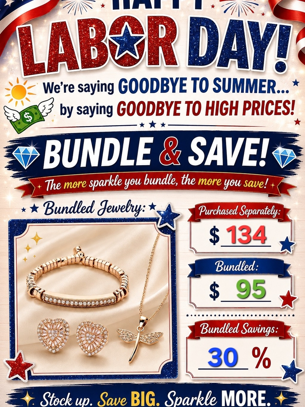 Park Lane Rose Gold Bundle Set
